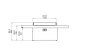 Preview: Ecosmart Fire Gas-Feuertisch Gin 90 Dining