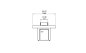 Preview: Ecosmart Fire Gas-Feuertisch Gin 90 Dining