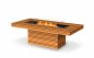 Mobile Preview: Ecosmart Fire Table Gin 90 Dining Teak