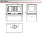 Preview: fireplace stove FM Calefaccion M-183-LK