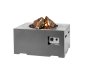 Preview: Gas fire table Cocoon Rectangular Small
