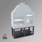 Preview: Holzkohle-Grill-Backofen Fusion 140 von FM Calefaccion