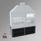 Preview: Holzkohle-Grill-Backofen Fusion 200 von FM Calefaccion