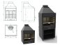 Preview: BBQ Holzkohle-Grill BF-70 von FM Calefaccion