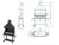 Preview: BBQ Holzkohle-Grill BVE-104 von FM Calefaccion