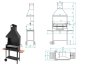 Preview: Charcoal and Wood Grill BVE-84 from FM Calefacción