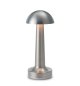 Preview: NEOZ Cooee 1c Kabellose Tischlampe Aluminium Silver
