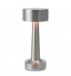 Preview: NEOZ Cooee 2c Kabellose Tischlampe Aluminium Silver
