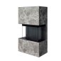 Preview: Spartherm stove Opal soapstone eboris black