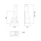 Preview: Traforart Breda Designkamin
