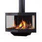 Preview: Wanders gas fireplace Black Stealth