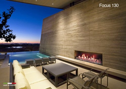 Italkero Gaskamin Focus 130