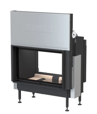 Preview: Brunner Kamineinsatz BKH 5.0 Tunnel 50-82 ST green