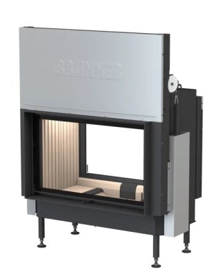 Brunner Kamineinsatz BKH 5.0 Tunnel 50-82 ST green