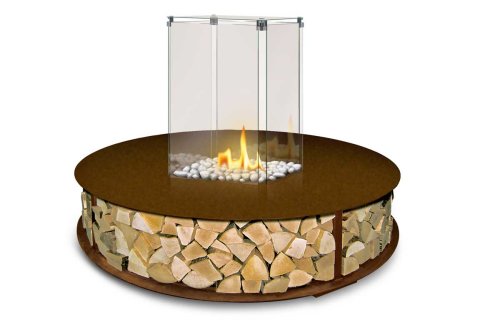 The Flame Bench Rund 150 Gas