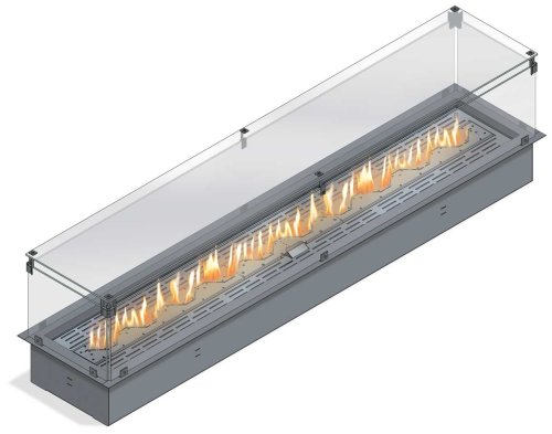 Gasbrenner The Flame Gas-Einbaubox DOMINO 180