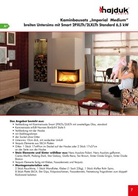 Hajduk Kaminbausatz IMPERIAL MEDIUM mit Smart 2 P(L)XTh