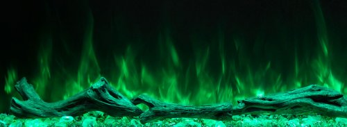 Electric Fireplace LANDSCAPE PRO™ green