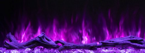 Electric Fireplace LANDSCAPE PRO™ purple