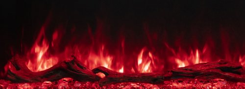 Electric Fireplace LANDSCAPE PRO™ red
