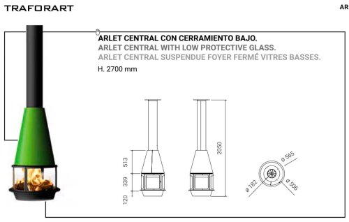 Preview: Traforart Arlet Central bajo