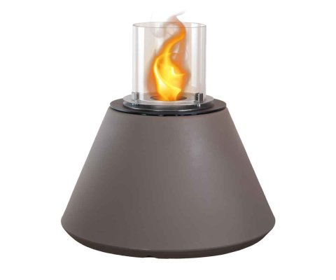 Divina Fire Bioethanol Bodenfeuer Stromboli taupe