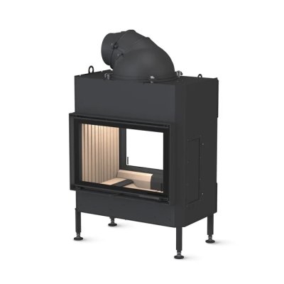 Brunner Kamineinsatz BKH 5.0 Tunnel 42-66 DT green