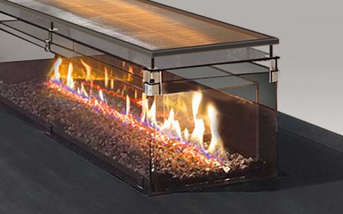 The Flame Gas-Build-In-Box DOMINO EDGE