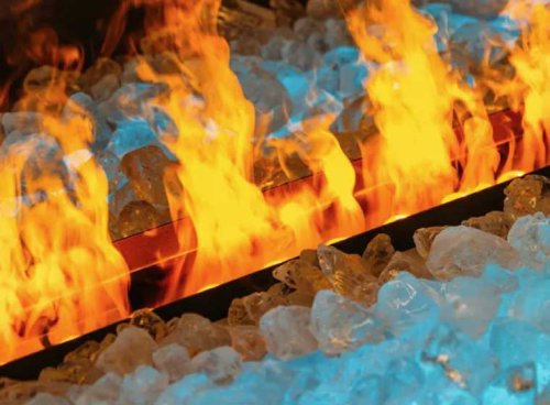 Electric Fireplace Faber e-MatriX Mood acryl ice
