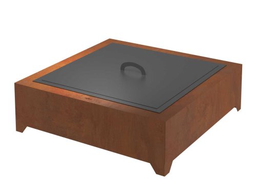 Preview: Feuerstelle Outfire Corten 1000 Square von Infire