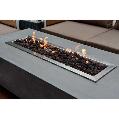 Granville Gas Fire Pit From Elementi, Contemporary Natural Gas Fire Pit