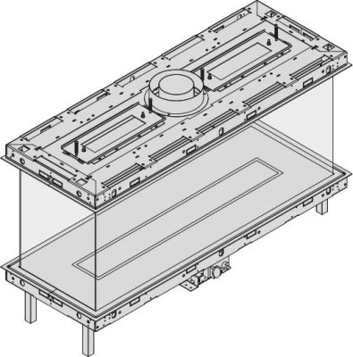 Gaskamin The Flame Panorama 130