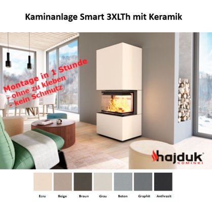 Kaminbausatz Hajduk Keramik mit Smart 3XLTh