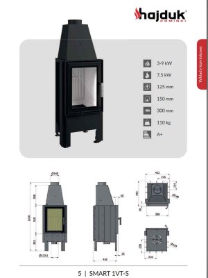 Preview: Kamineinsatz Hajduk Smart 1 VT-S