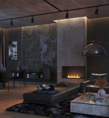 Preview: Bioethanol-Einbaukamin Etronic Basic R1000 von Infire