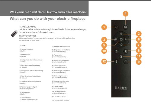 Preview: Elektrokamin Italkero 2600 Landscape