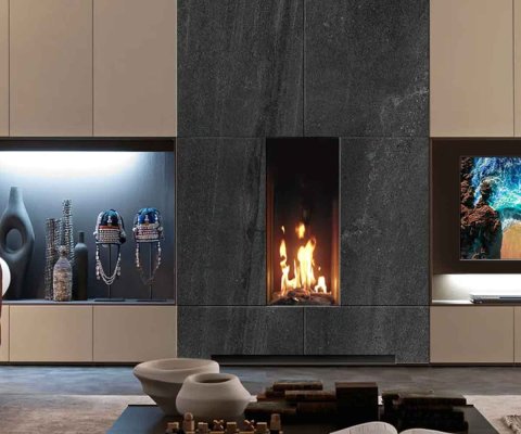 Preview: Italkero Gaskamin Roma 50 Frameless