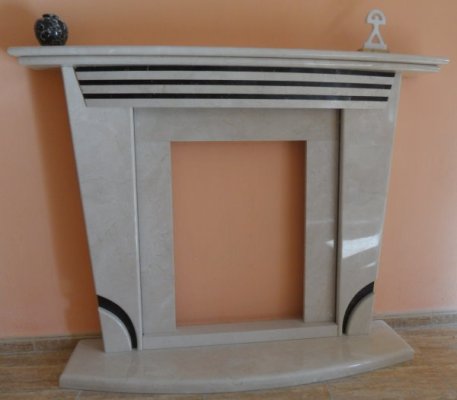 Kundenkamin Marmorkamin 69