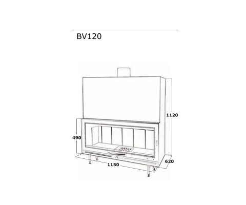 fireplace stove Focgrup BV120