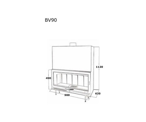 Kamineinsatz BV90 von Focgrup