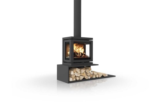 Kaminofen Vidar Triple Small Floating Plateau von Dik Geurts