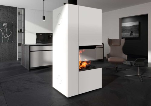 Spartherm Kaminanlage Artemis weiß