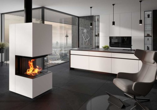 Spartherm Kaminanlage Artemis weiss