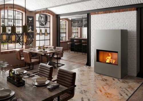 Spartherm Kaminanlage Poseidon Nickel