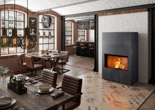 Spartherm Kaminanlage Poseidon Rohstahö