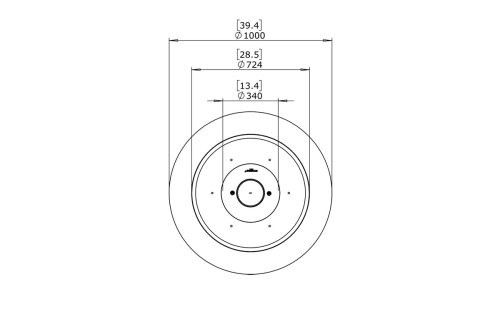 Ecosmart Fire Gas-Feuerstelle Pod 40