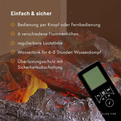 Electric fireplace Konsalik