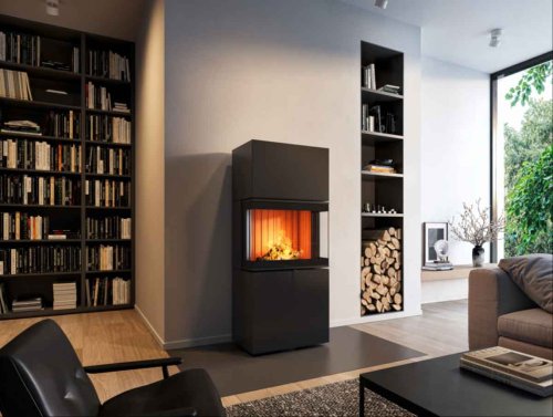 Preview: Spartherm Kaminofen Largo S nero
