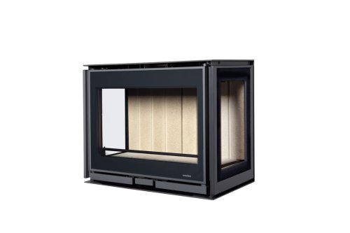 Preview: Gaskamin Wanders SQUARE 60G 3-SEITIG