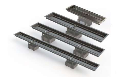 Glammfire Gasbrenner Rechteckig